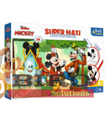 TF Puzzle "24 SUPER MAXI" Disney Mickey Mouse Funhouse